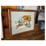 5 vintage wall hangings