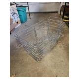 5 metal chafing dish pan racks