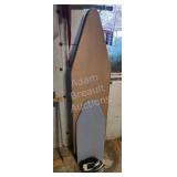 Vintage metal ironing board, table top ironing