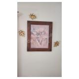 3 wall hangings and decor - whitetail deer and