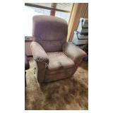 Light brown La-z-boy rocker recliner, ideal for