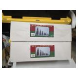 14 Christmas Village wire brush trees