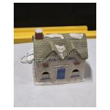 Christmas Village porcelain lighted blacksmith