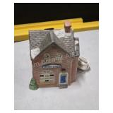 Vintage Christmas Village porcelain lighted yarn