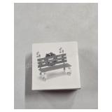 Department 56 Village candy cane bench