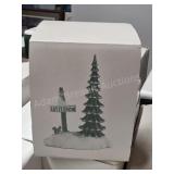 Department 56 Village Let It Snow snowman sign