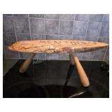 KENTUCKY live-edge wood folk-art souvenir