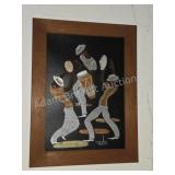 Pair of Mid-Century Brazilian Themed Fabric