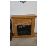 Oak Electric fireplace 38 in W x 40 in H