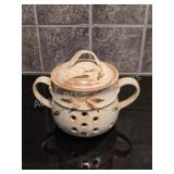 Oberloier handcrafted stoneware pottery potpourri