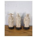 Vintage Three Star gods Wise Men Figurines, set