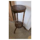 Vintage Wooden Plant Stand or Side Table