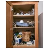 Laundry room cabinet clean out, must take