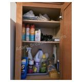 Laundry room cabinet clean out, must take