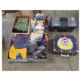 Clown Performance Trunk with Prop Pencils and