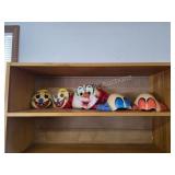 Collection of Five Vintage Clown MasksThis
