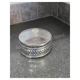 Vintage Silver-Plated Butter or Cheese Dish