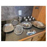 Miscellaneous Silver-Plated & Stainless Lot