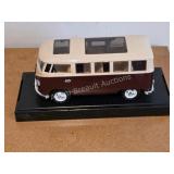 Two-Tone Volkswagen Samba Bus Die-Cast on