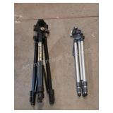 Pair of Hollywood Brand Camera Tripods with