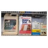 Assorted Wood Care and Maintenance ChemicalsA