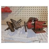 Wilton 4 Inch Bench Vise and Two Wood Hand