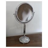 Palace polished chrome round tilting swivel