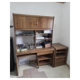 3 piece fiberboard office desk set, comes with