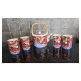 Vintage Japanese "Takahashi" Crane & Waves