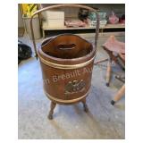 Vintage Wooden Eagle Motif 3-Legged Sewing