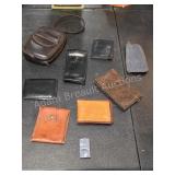 Vintage Leather Wallets and Accessory LotA
