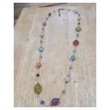 Multicolor Cracked Glass Bead Station