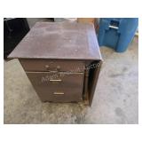Vintage Wooden Drop Leaf 3-Drawer Sewing