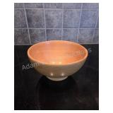 Hand-turned wooden bowl signed by ELH,6.75 in