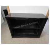 Vintage Borroughs metal 2-tier bookshelf, 12.5 in