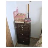 Vintage 5 drawer sewing storage cabinet with