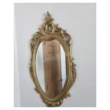 Ornate Gilded Syroco Style Oval Wall