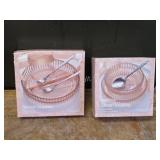 2 Special Occasions Peach Glass Serving