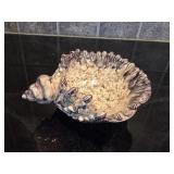 Vintage hand-painted Italian ceramic shell