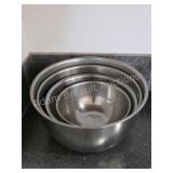 Stainless Steel Nesting Mixing Bowls Set