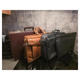 Assorted briefcase, attache cases, computer bag