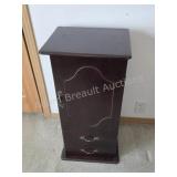 Standing Jewelry Armoire with Cherry Finish.