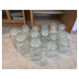 Miscellaneous glass canisters