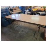 Metal frame press board 6 ft folding table