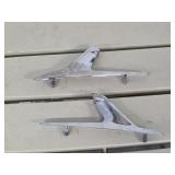 Pair Vintage 1959 Chevy Impala Chrome Fender