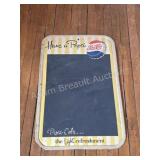 1950s Pepsi-Cola Tin Menu Board ï¿½ The Light