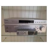 Vintage Sony Silver Audio Stack: 5.1 Receiver and
