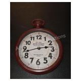 Bond Street London Large Pocket Watch Style Wall