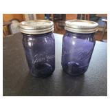 Pair of Vintage-Style Purple Ball Improved