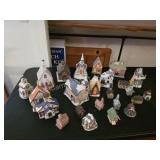Large Collection of Ceramic Village Buildings.